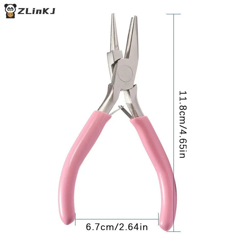 Round Concave Pliers Wire Looping Precision Jewelry DIY Making Zpaxo