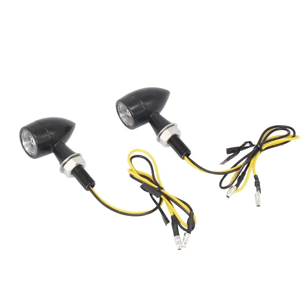Lighting Amber Aluminium Motorcycle Running Indicator Lamp Blinker Zpaxo