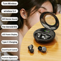 Wireless Bluetooth Earphone Noise Cancelling Earbuds Ear Buds Mini Zpaxo black