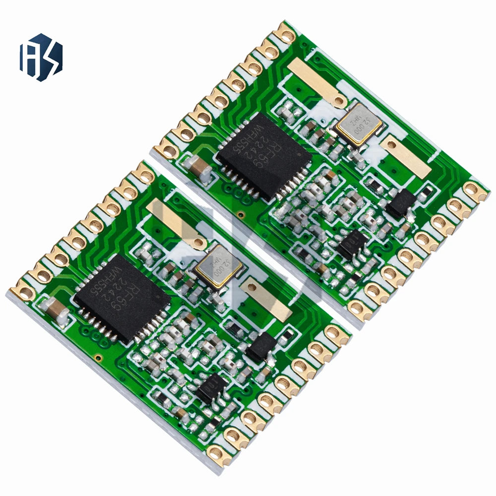 1PCS RFM69HW HopeRF Wireless Transceiver Module: 868MHz/433MHz/915MHz, 20dBm (868S2) – For Remote/HM Zpaxo