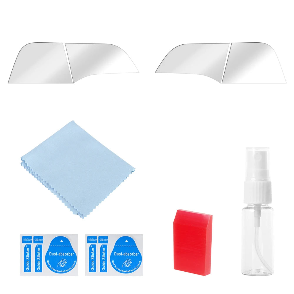 TPU Headlight Fog Rear Tail Lights Tesla Model Y 2019-2023 Lamp Zpaxo Clear For Taillight