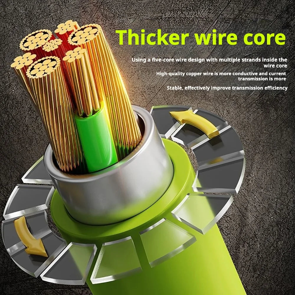 240W USB-C to USB-C Fast Charging Cable 6A | Universal USB-C Charging Cable Zpaxo