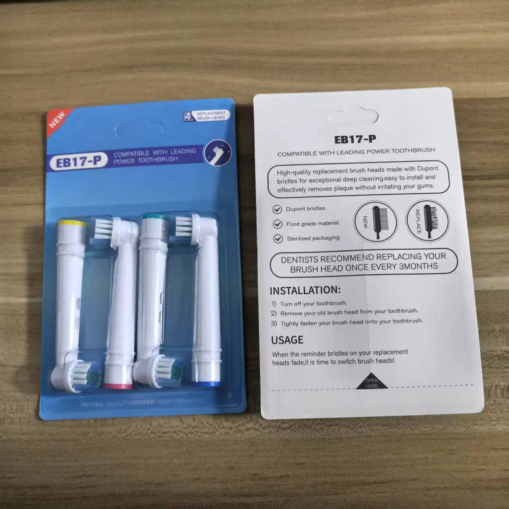 20/4pcs Set Electric Toothbrush Heads For Oral B Sensitive Replacement EB17Ultra EB10A SB-17A EB17S EB50Ultra EB17P EB10A Zpaxo