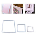 Embroidery Hoop Rings Clip Frame Square Cross Stitch Frame DIY Crafts Sewing Tool for Quilting, Needlepoint, Silk-Painting Zpaxo 20.3cm