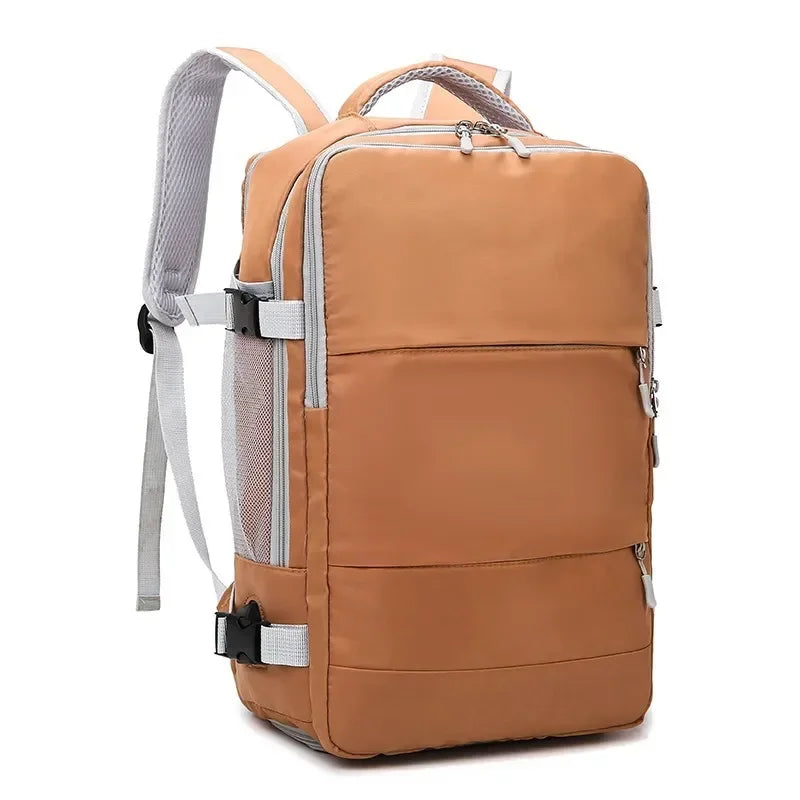 Water-resistant Independent Shoe Compartment Backpack Railing USB Zpaxo I