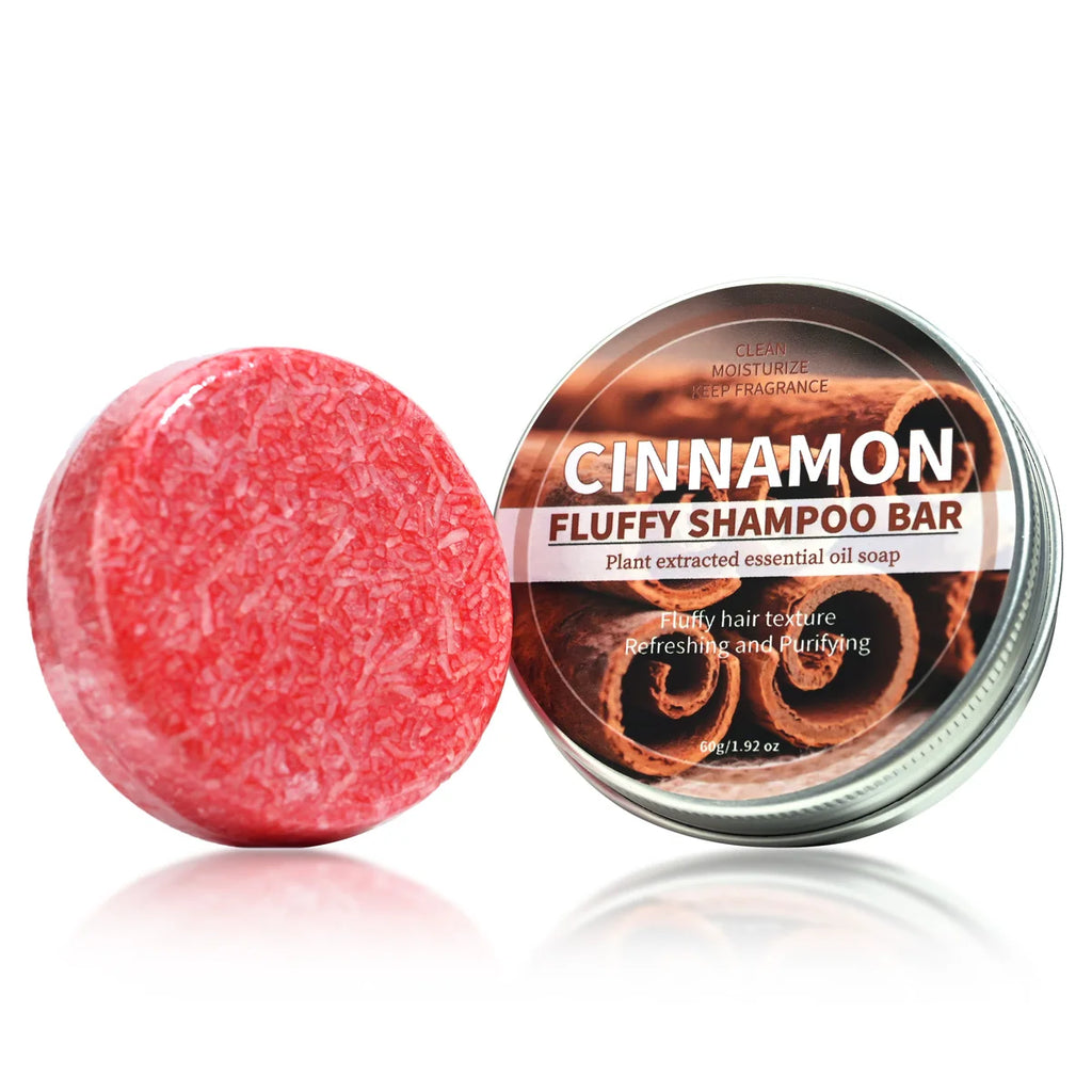 Cinnamon Essential Oil Shampoo Bar – Natural Deep Clean Solid Shampoo Bar Zpaxo