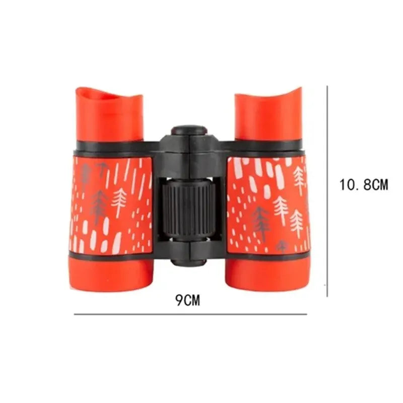 4X30mm Kids Binocular Telescope Children Educational Learning Telescope Bird Watching Folding Optics Telescope Zpaxo