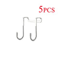 S-Type Stainless Steel Door Hooks | No-Drill Cabinet Hangers