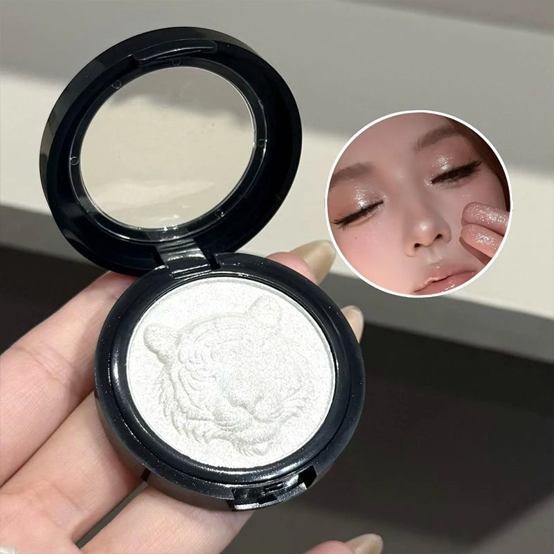 Pearlescent Diamond Highlighting Natural Glossy Effect Brighten The Contour and Modify Face Lasting Shimmer High Gloss Makeup Zpaxo