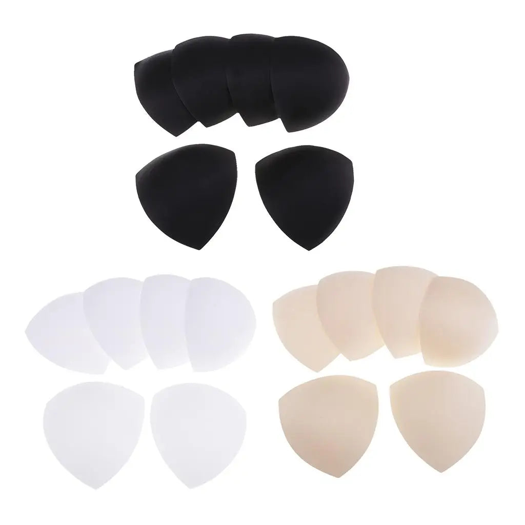 Triangle Sponge Bra Pad Insert Breathable Removable Chest Enhancer for Swimwear Yoga Bra Sports Underwear Zpaxo