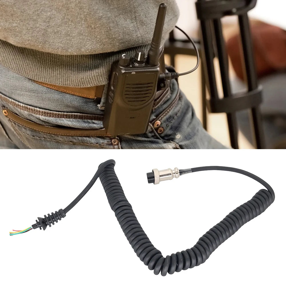 HM-36 Microphone Extend Cable Stretchable 8 Pins Hand Speaker ICOM