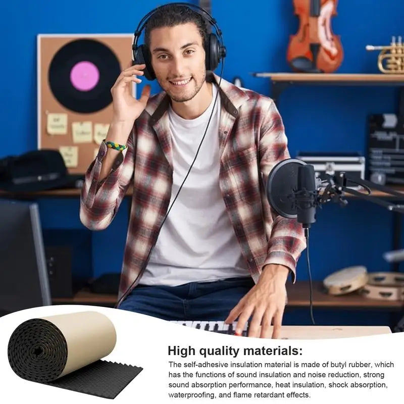 Self-adhesive Car Sound Insulation Cotton Absorbing Ktv Wall Indoor
