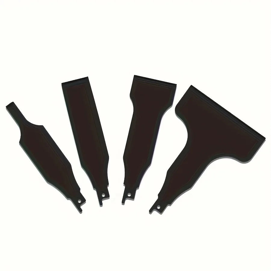 Heavy Duty Reciprocating Saw Blade Steel Tile Putty Removal Wall Zpaxo 4pcs