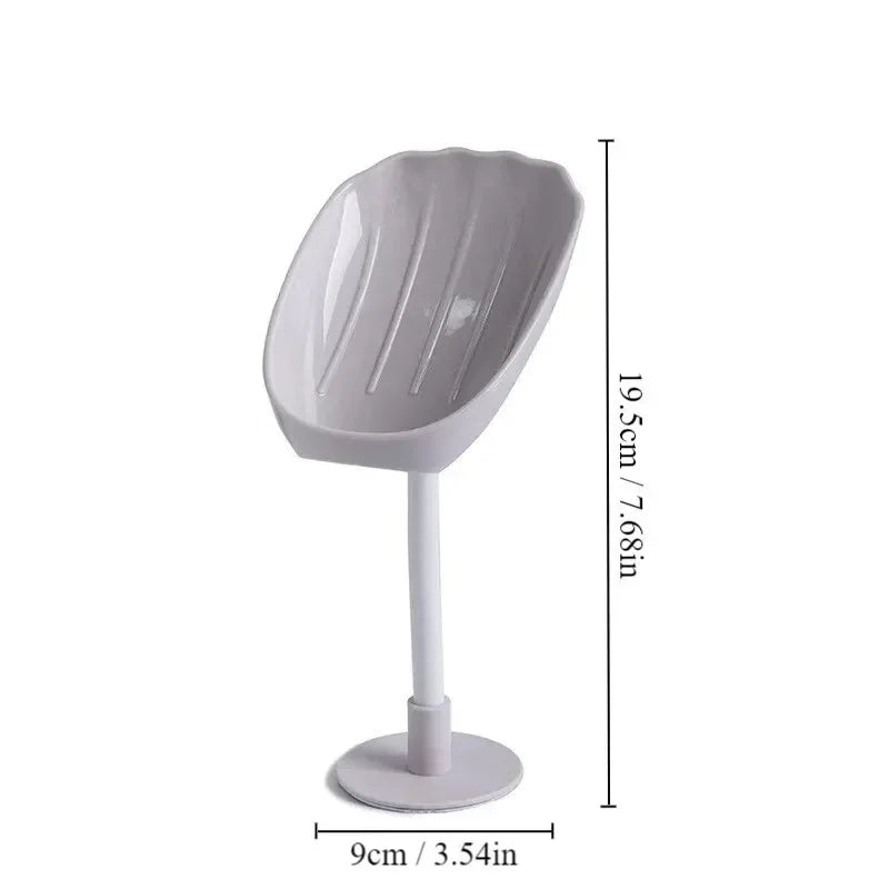 Upgraded Soap Box Drainage Double Grid Rack Wall Mounted Toilet Cover