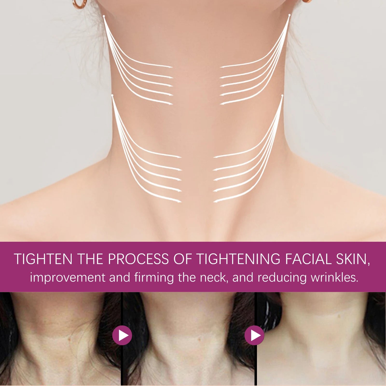 JAYSUING Hydrolyzed Collagen Neck Cream Anti-Aging Neck Firming Cream Reduce Wrinkles & Tighten Skin Moisturizing Care for neck Zpaxo
