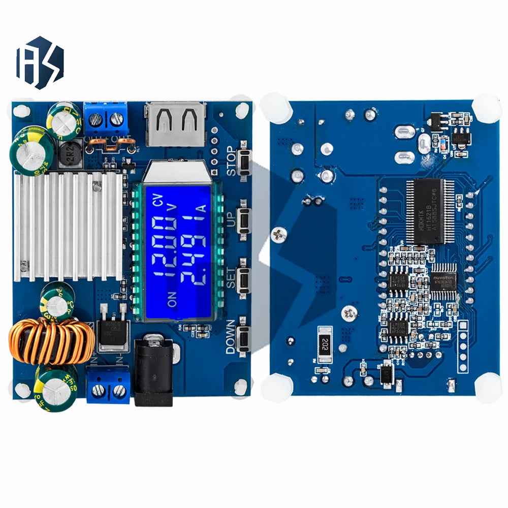 DC-DC DC 5-30V to DC 0.6-30V 4A 35W Step Up/Down Boost Buck CC CV Regulated Adjustable Power Supply Module Solar Charger SK35L Zpaxo