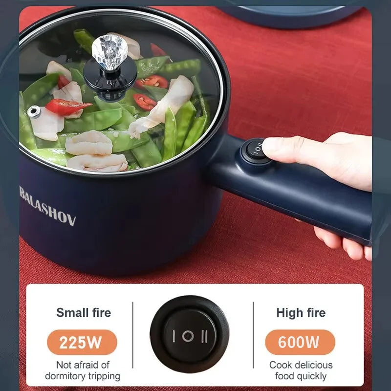 220V Multifunction Cooker Household Single/Double Layer Hot Pot Electric Rice Cooker Student Dormitory Mini Non-stick Pan Pots Zpaxo