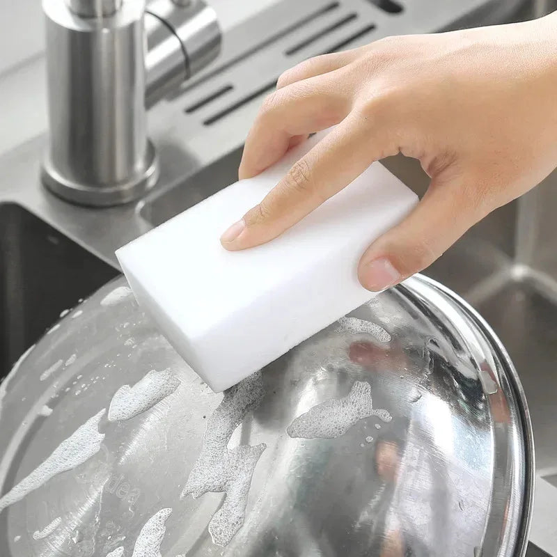 Magic Melamine Cleaning Sponges 10–60 Pack | White Eraser Pads Melamine Cleaning Sponge Zpaxo