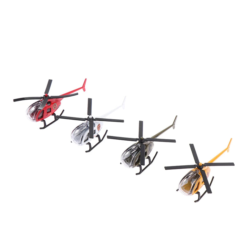 Mini Alloy Helicopter Model Toys Aircraft Military Collection