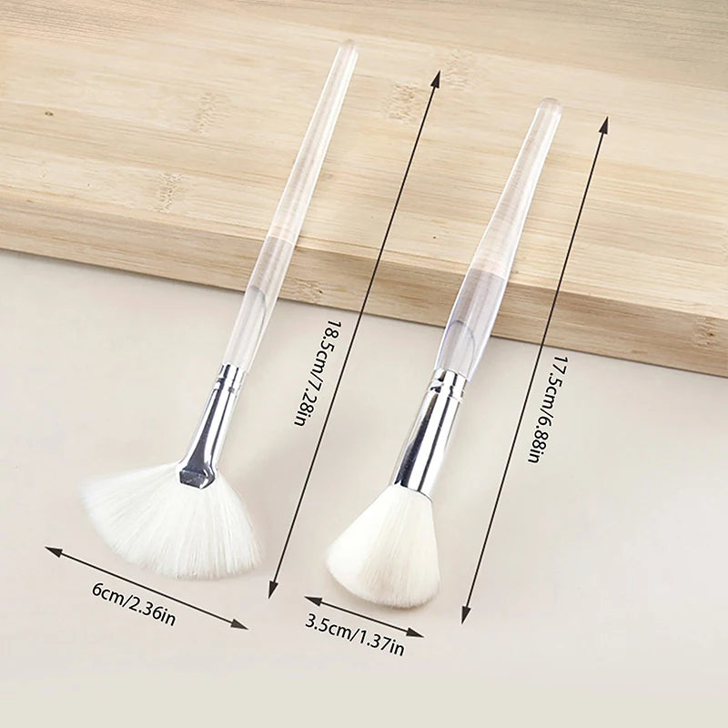 Facial Cleanser Brush Soft Hair Face Massage Wash Brush Face Mask Brush Portable Skin Care Tool Zpaxo