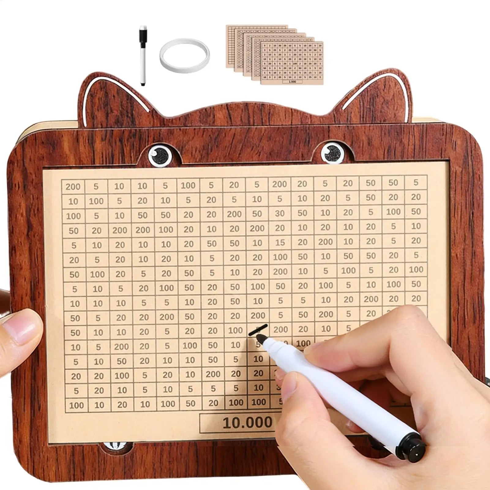 Money Saving Box Retro Wooden Piggy Bank Large Capacity Coin Box for Couple Savings Plan & Money Storage for Adults Kid Children Zpaxo