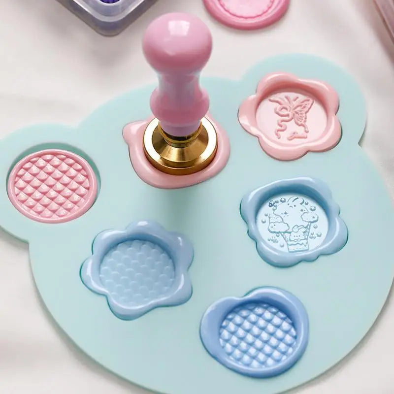Wax Seal Stamp Silicone Mold Pad | 6 Shapes for 25mm Stamps