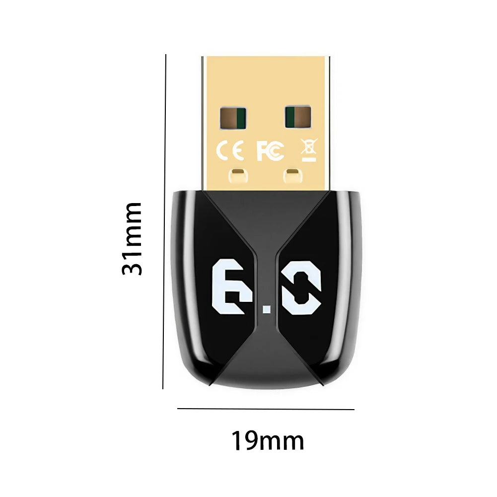 BT 6 0 Adapter USB Dongle Plug Play Wireless Mouse Keyboard