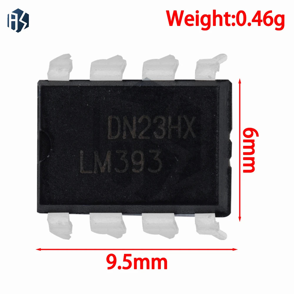 LM393 DIP-8 Comparator IC LM393P LM393N Offered 10 20 Packs Zpaxo