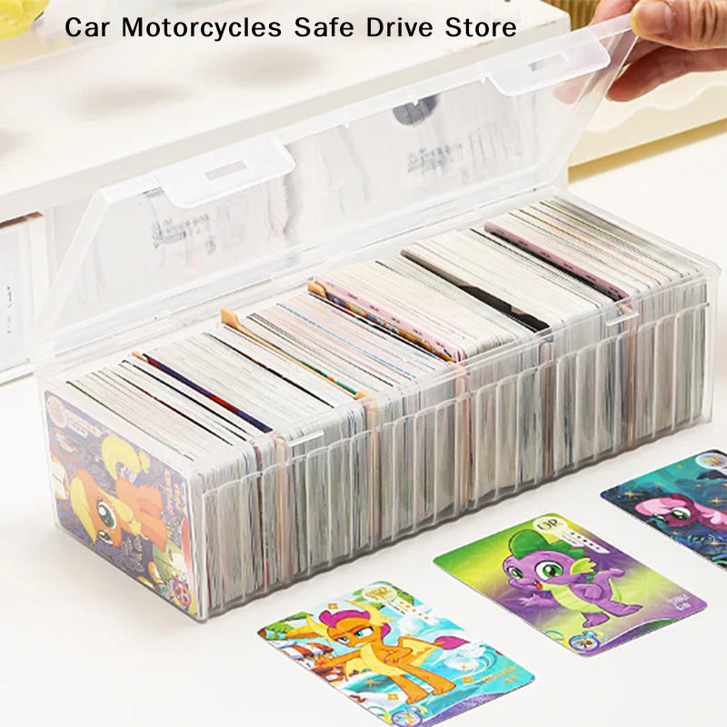 Clear Plastic Compartmentalized Organizer Box Large Capacity Game