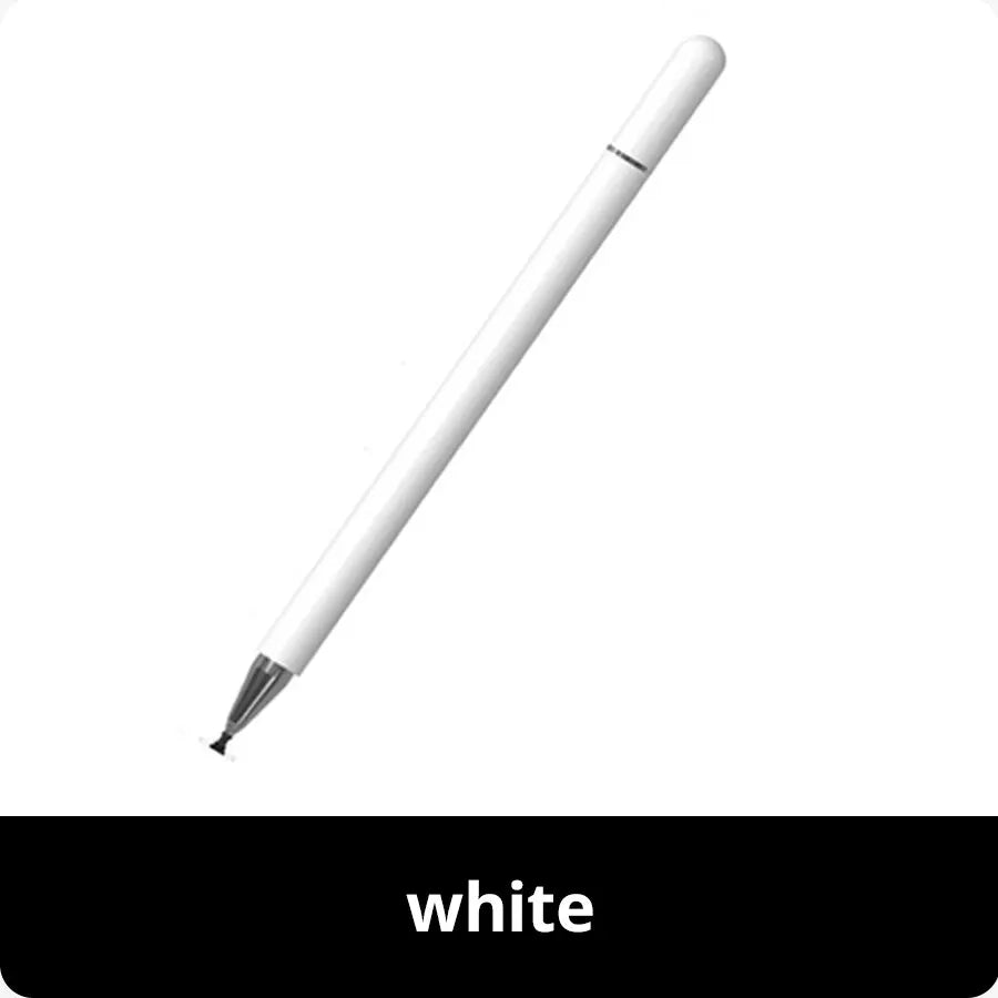1 Stylus Pen Smartphone Tablet Drawing Capacitive Pencil Universal Zpaxo White