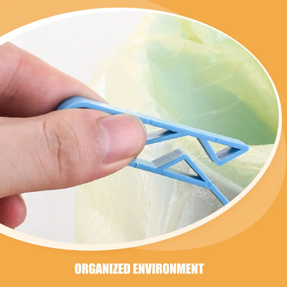 Comfortable Plastic Trash Bag Holder Clips Folding Garbage Clip