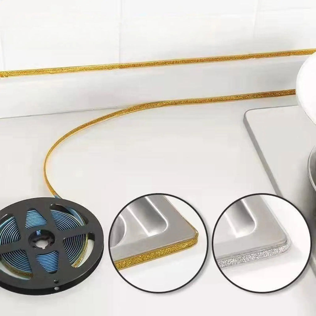 Self Adhesive Caulk Tape 6m Waterproof Sealing Strip Beautiful