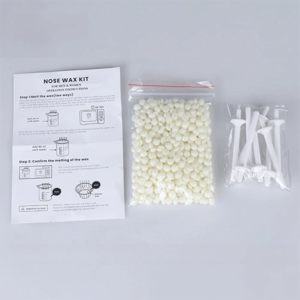 25 Discomfort-free Nose Hair Removal Wax Butter-bean Beauty Zpaxo 50 PCS