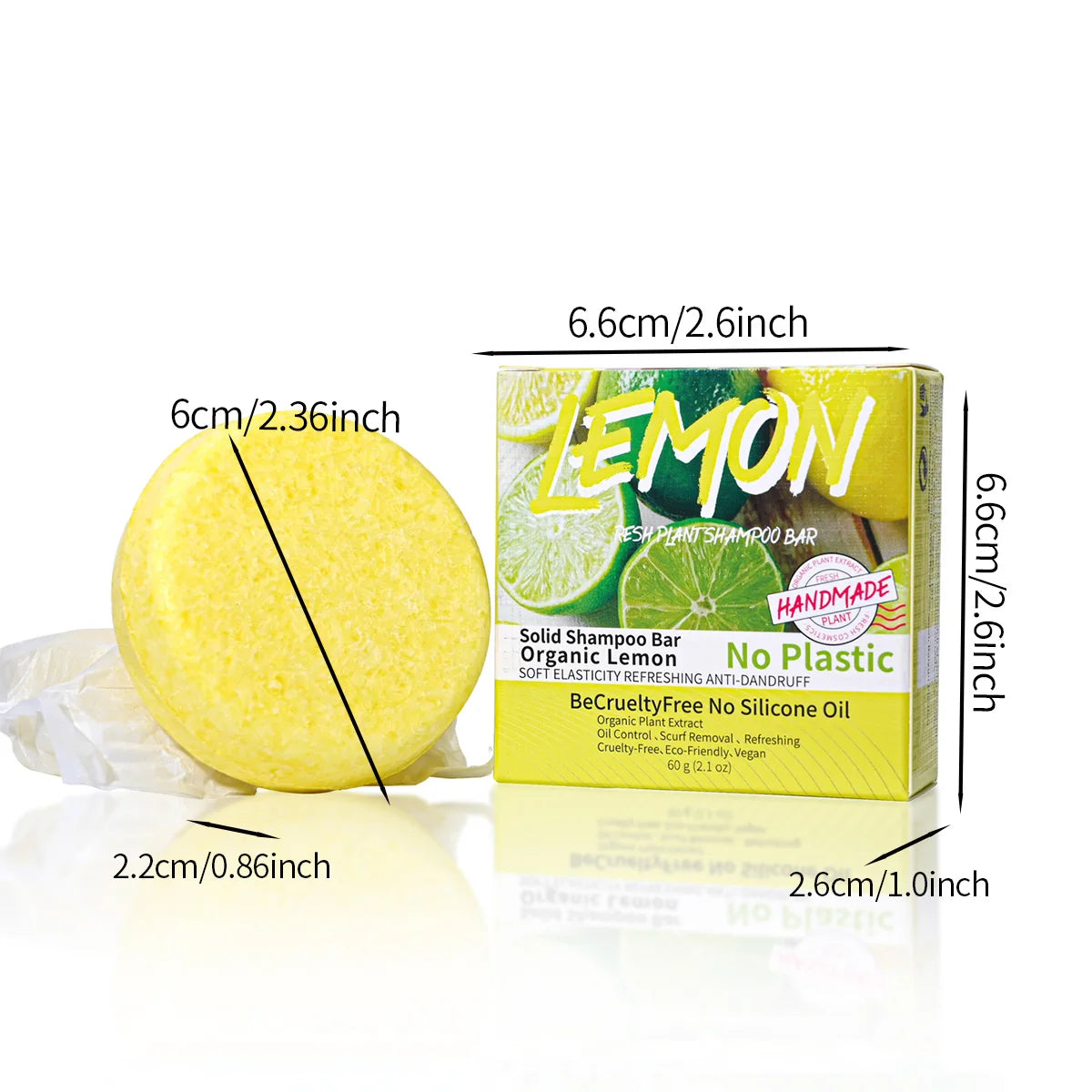 Lemon Essential Oil Hair Soap – Oil Control & Dandruff Removal Hair Washing Soap Bar Zpaxo