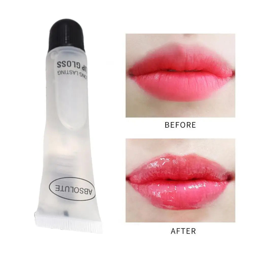 1Pc Absolute Lip Gloss Moisturizer Plumper Waterproof Long-lasting Hydrating Transparent Non-Sticky Gentle Nourishing Makeup Zpaxo