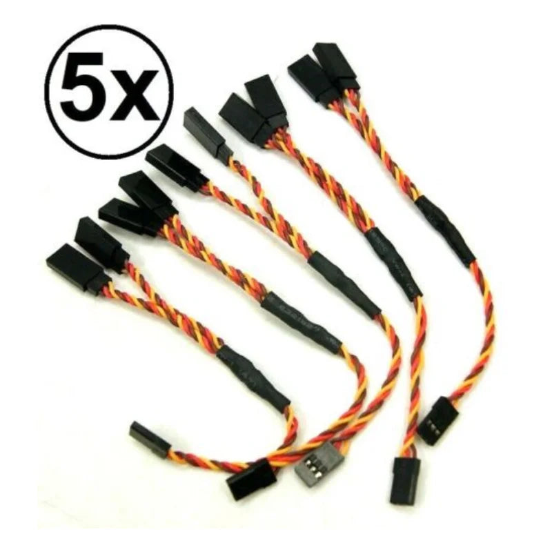3Pin RC Servo Splitter Cable 1 Male 2 Female JR Futaba Y Harness