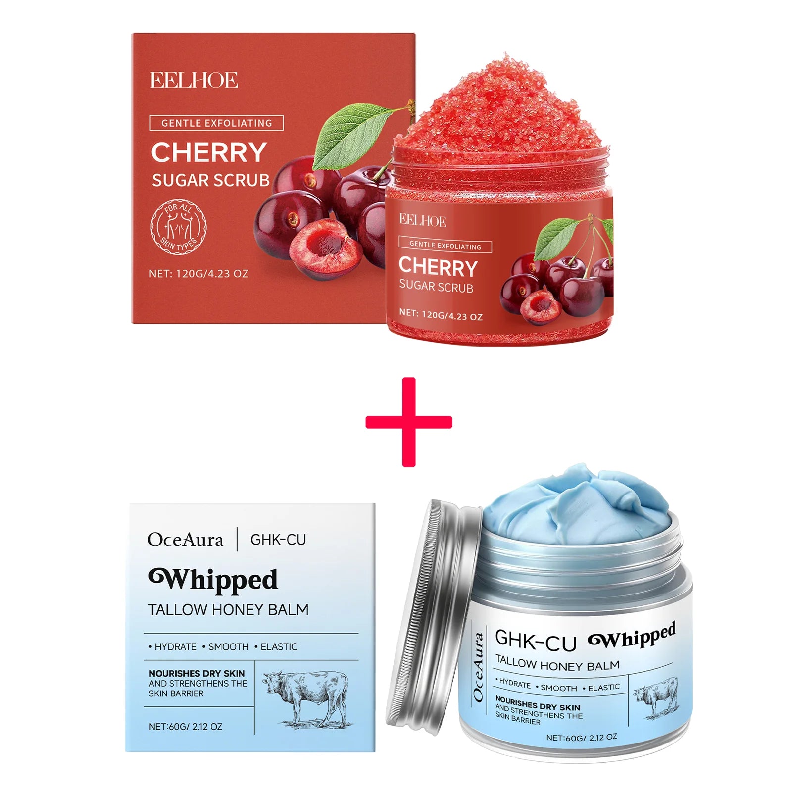 Tallow Honey Balm Barrier Protection Moisturizing Without Greasiness Winter Special Care Cozy Comfort Body Lotion Scrub Set Zpaxo Lotion Scrub Set
