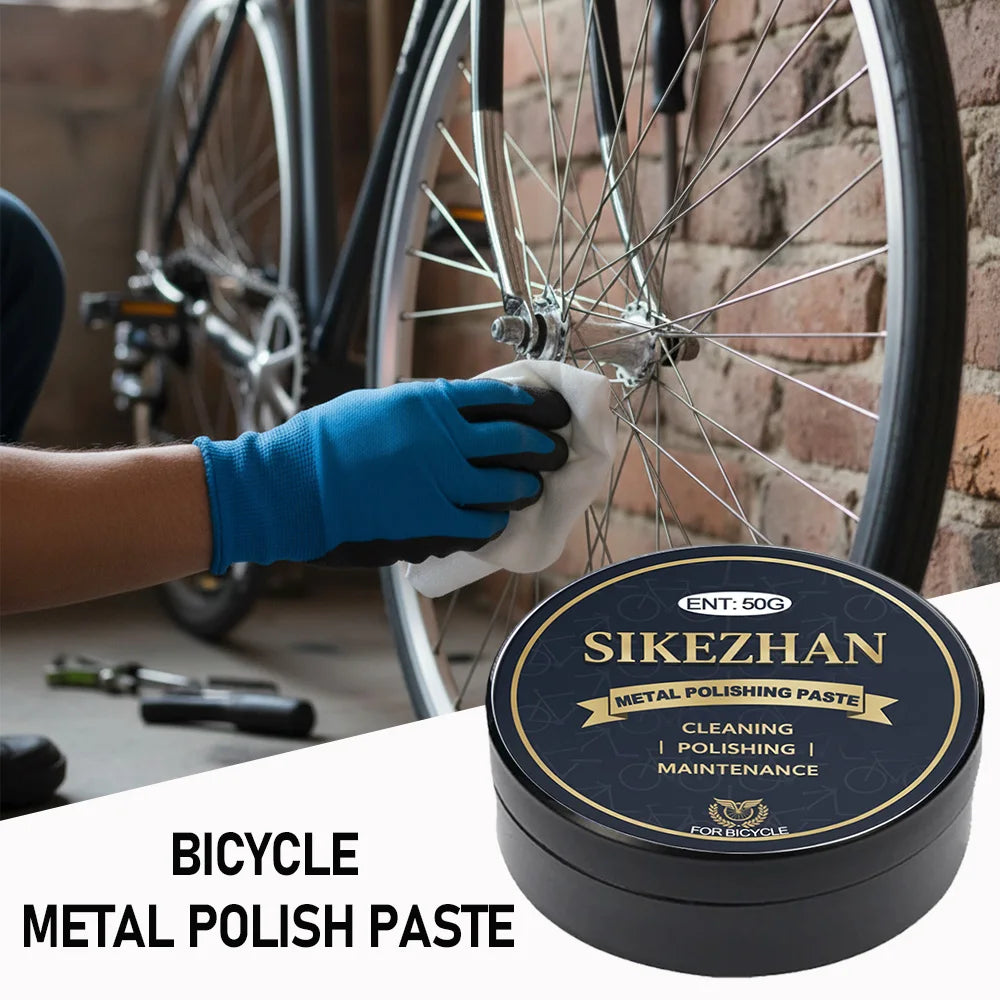Multi-Purpose Metal Polish Paste 50g of Polish - Works on Stainless Steel,Jewelry ＆ Cars -bicycle Cleaner & Rust Remover Zpaxo