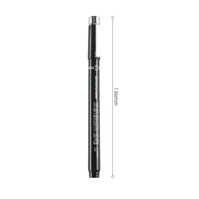 Double-Line Gel Pen 0.1mm/0.3mm/0.5mm, Essential For Architectural Design Exams, Note-Taking, And Painting Zpaxo