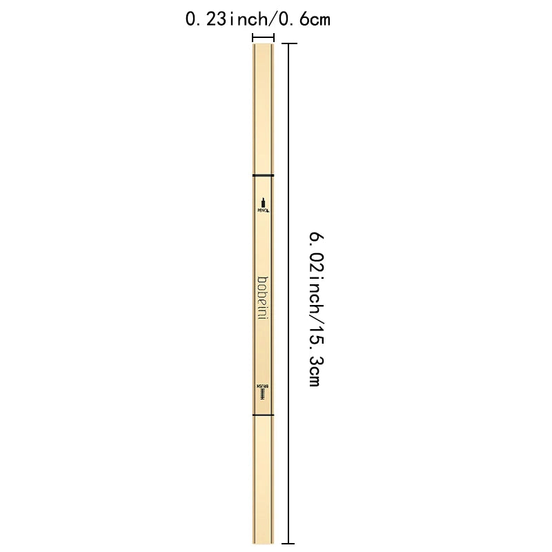 6-color small gold eyeliner pen - double-ended long-lasting eyeliner, waterproof and non-marring eyeliner, brush-style eyeliner Zpaxo