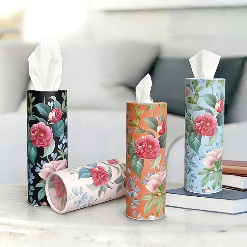 4Rolls Cylindrical Tissue Tube Containing Tissues Car Tubes Suitable