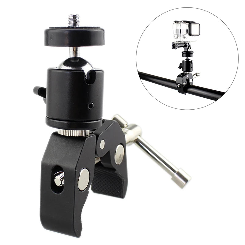 Heavy Duty CNC Metal Quick Release Clamp 360 Mini Ball Head 1 4 Screw Zpaxo