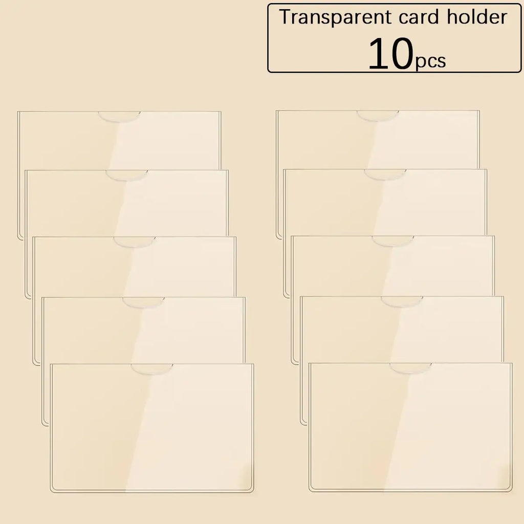 Transparent Card Holders for SSN, ID & Credit Cards – 5/10/20 Pack