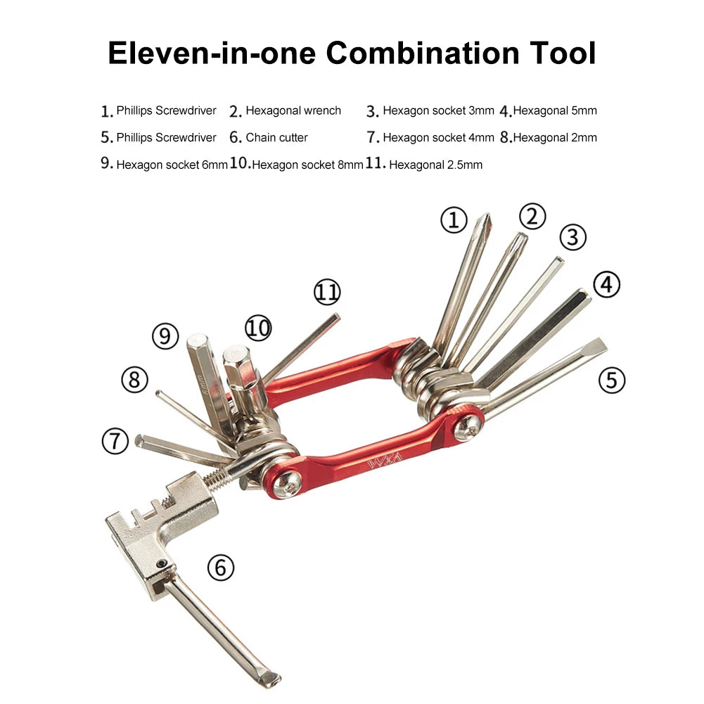 1 Compact Bicycle Tool Wrench Screwdriver Torx Bike Repair