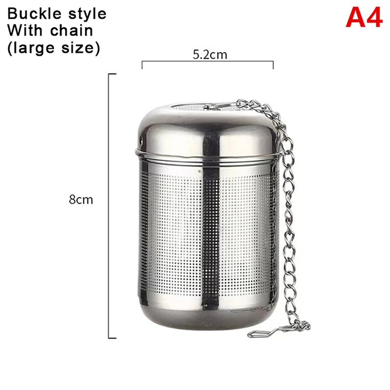 Stainless Steel Teapot Reusable Mesh Infuser Tea Strainer Leaf Spice Zpaxo A4