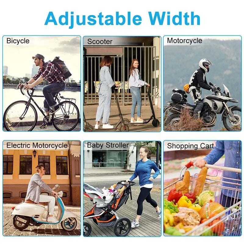 Bicycle Phone Holder Motorcycle Adjustable Stand 360 Rotatable GPS
