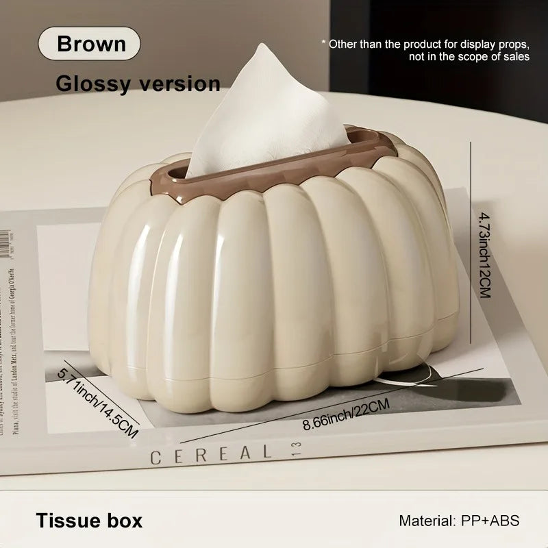 Modern Luxurious Tissue Box Cover Lid Stylish Plastic Rack Living