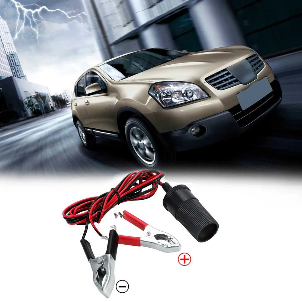 Car Accessories 12V 15A Female Batteries Socket Plug Battery Terminal