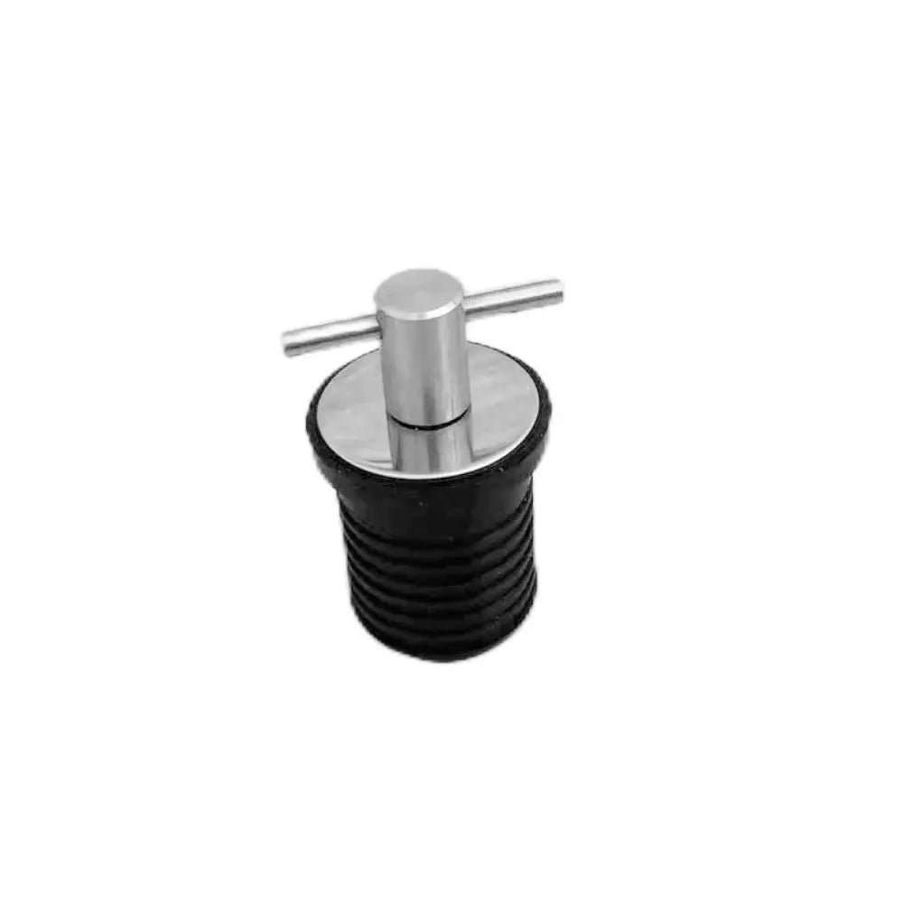 T-handle Boat Drain Plug Brass Stainless Steel Handle Twist Turn Zpaxo Stainless steel 25mm
