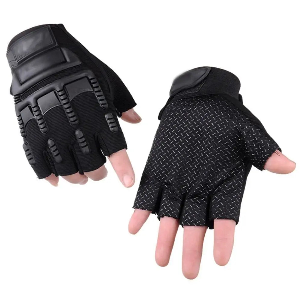 Resistant Motorcycle Equipment Accessories Fingerless Guantes Men's Zpaxo